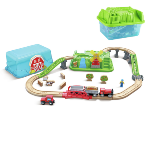 Hape Countryside Train Bucket Set