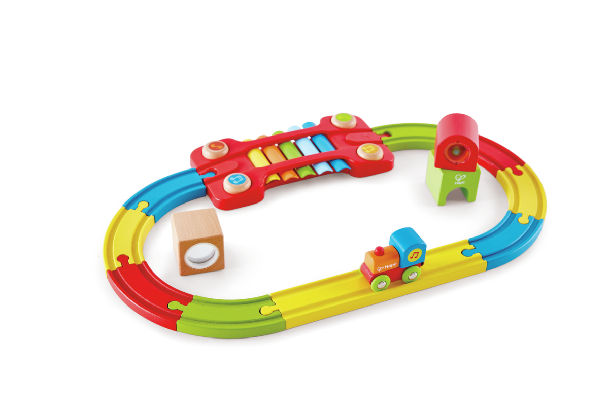 17 Hape Sensory Railway - Image 1