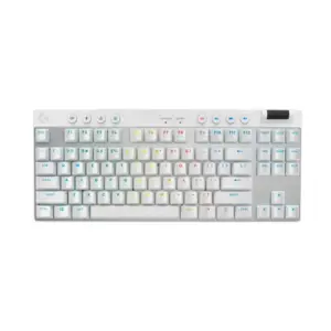 Logitech PRO X TKL LIGHTSPEED Wireless Mechanical RGB Gaming Keyboard Black, White