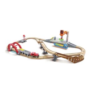Hape Sea & Rail Cargo Transportation Set