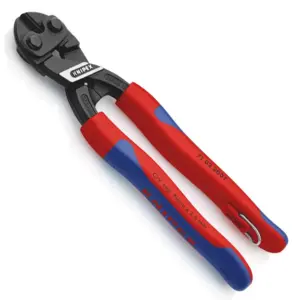 Knipex - 71 02 200 | CoBolt Compact Bolt Cutters | Multi-Component Handle | Black Atramentized - 200mm