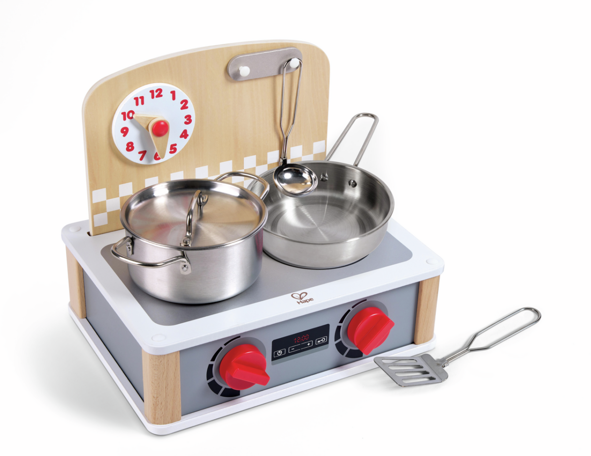 Hape 2-in-1 Kitchen & Grill Set - Image 1