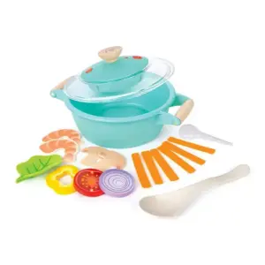 Hape Little Chef Cooking & Steam Playset