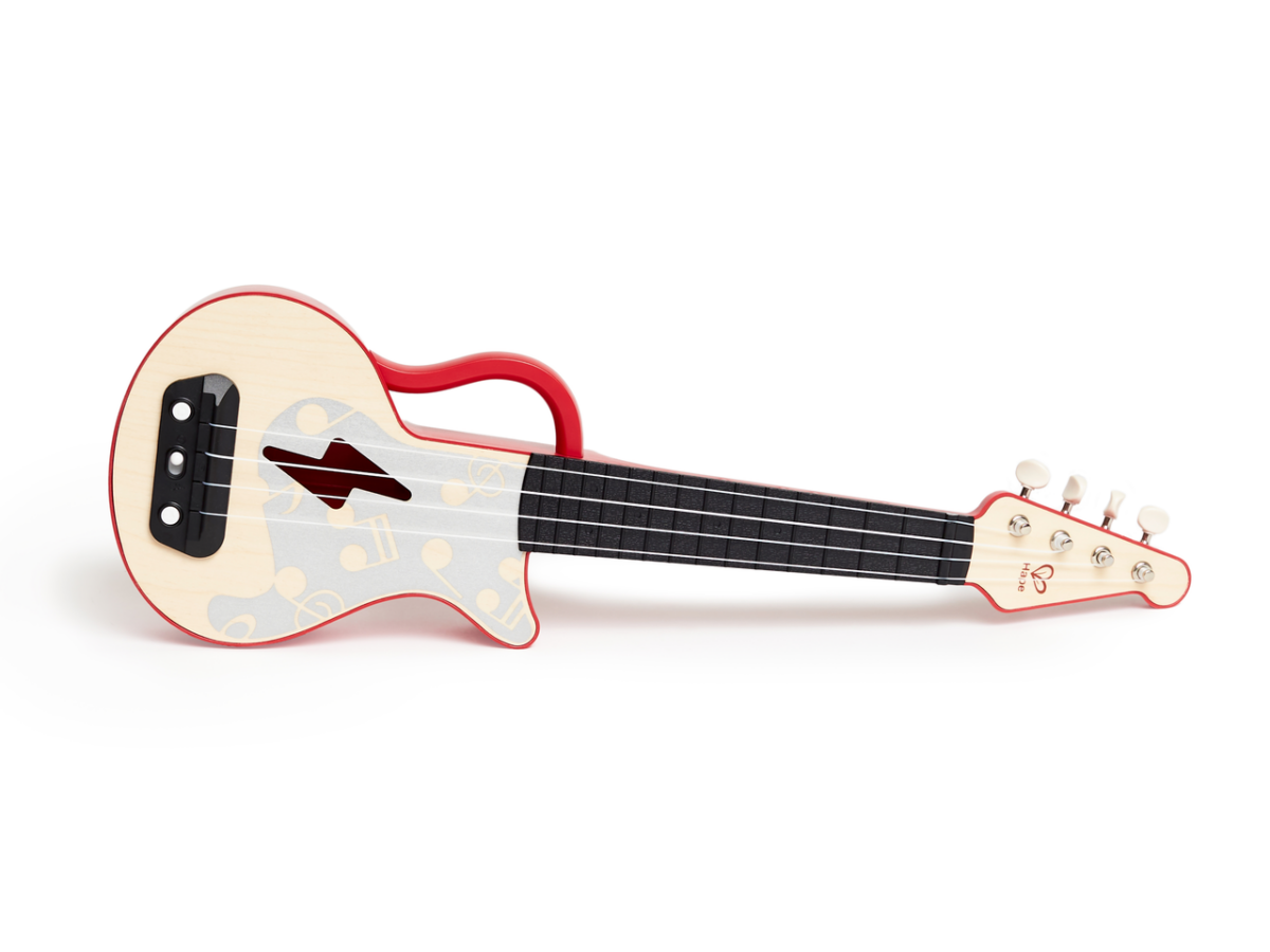 Hape Learn with Lights Ukulele – Red - Image 1
