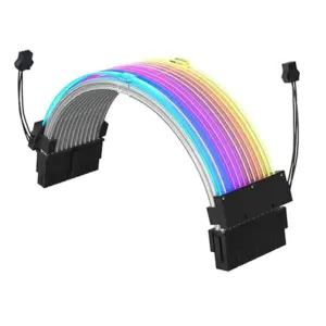 Redragon GCP06 24-PIN ARGB Lighting Power Extension Cable - Black