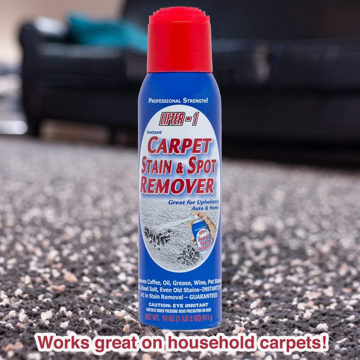 Lifter-1 No Scent Carpet Stain & Spot Remover 18 oz Liquid - Image 1