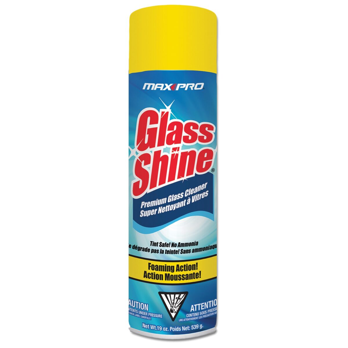 Max Pro Glass Shine Premium Glass Cleaner 19 oz - Image 1