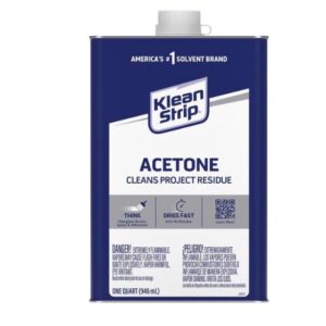 Klean Strip Acetone Solvent 1 qt