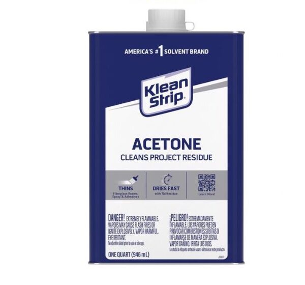 Klean Strip Acetone Solvent 1 qt