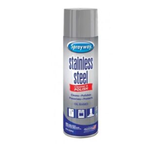 Sprayway No Scent Stainless Steel Cleaner Oil Based 15 Oz Spray