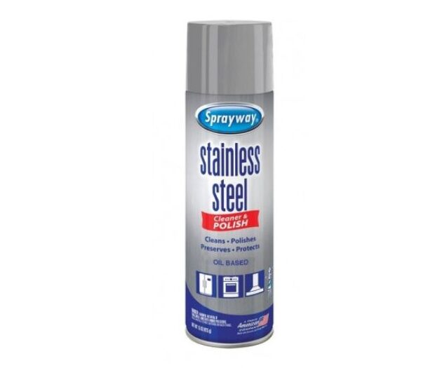 Sprayway No Scent Stainless Steel Cleaner Oil Based 15 Oz Spray