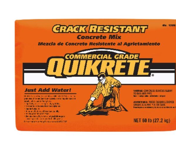 Quikrete Crack Resistant Concrete Mix 60 Lb