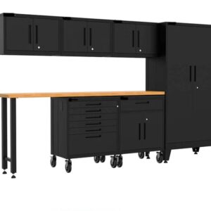 Customised 250cm Heavy Duty Workstation - Black