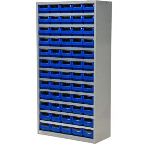 Heavy Duty Parts Cabinet with 60 Bins
