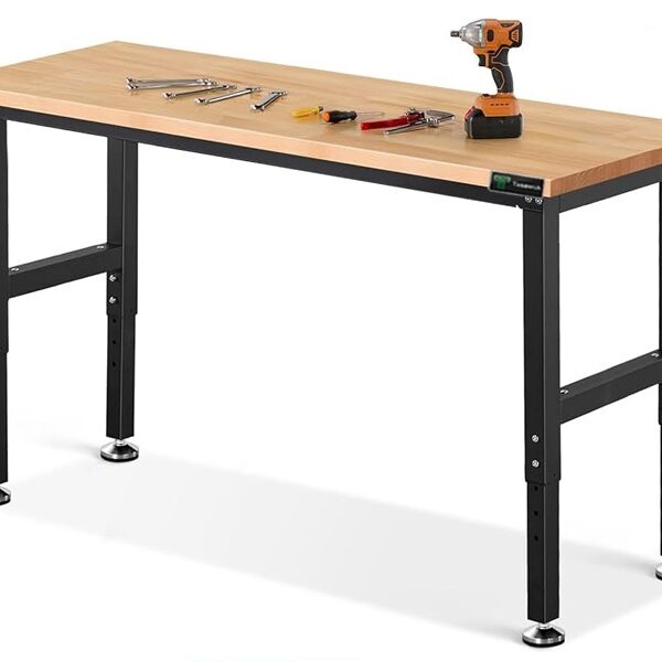 Heavy Duty 150cm Custom Workbench with Adjustable Height