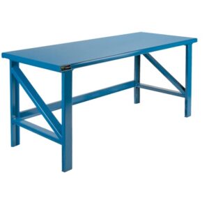 Heavy Duty 200cm Customised Metal Workbench - Blue