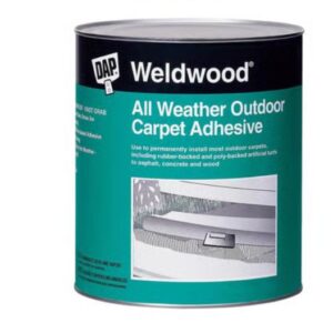 DAP Weldwood All Weather Outdoor Carpet Adhesive - Waterproof - 1 gal