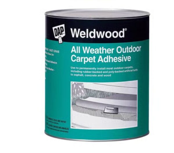 DAP Weldwood All Weather Outdoor Carpet Adhesive - Waterproof - 1 gal