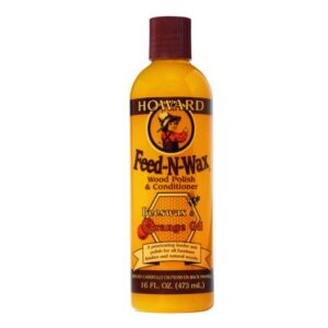 Howard Feed-N-Wax Wood Polish & Conditioner 16oz