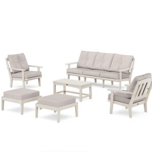 Custom Made 3+1+1+2 Outdoor Metal Sofa Set with Tea Table