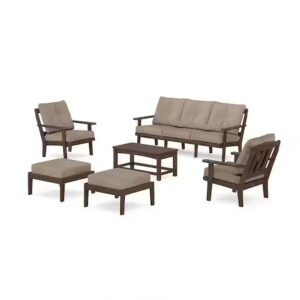 Custom Made 3+1+1+2 Outdoor Metal Sofa Set with Tea Table