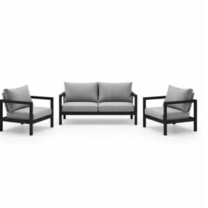 Custom Made 2+1+1 Outdoor Metal Sofa Set with Tea Table