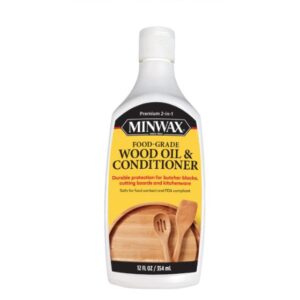 Minwax Transparent Clear Oil-Based Wood Oil and Conditioner 12 fl. oz.