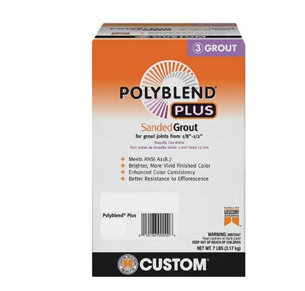 Polyblend Plus Sanded Tile Grout 7 Lbs