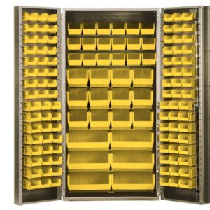 Heavy Duty Steel Cabinet with 132pcs Bins - Color can be customised
