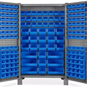Heavy Duty Steel Cabinet with 168pcs Bins - Color can be customised