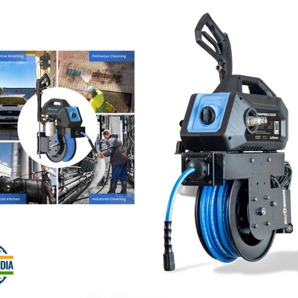 Blubird 180 Bar Pressure Washer with 15m High Pressure Hose Reel