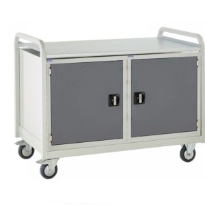 Industrial Workshop Trolley with Dual Cabinet