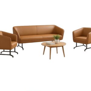Leather Sofa Set for Office - 1