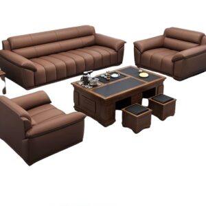 Leather Sofa Set for Office - 3