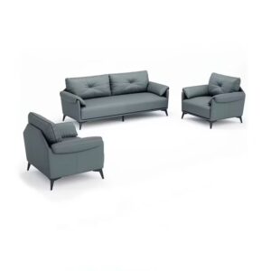 Leather Sofa Set for Office - 6