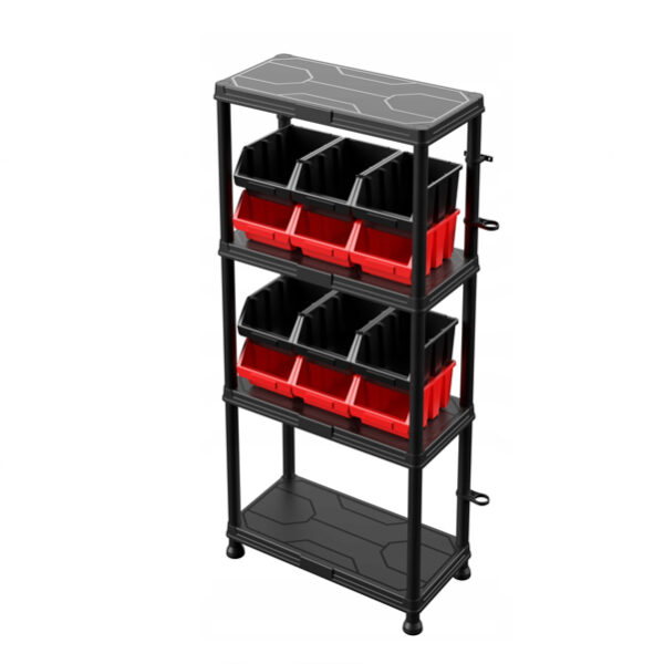 Qbrick Heavy Duty Plastic Shelf with Bins