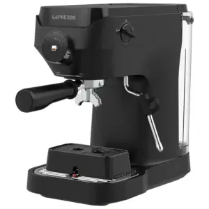 LePresso Lucenero 19-Bar Coffee Machine with LCD Screen - Black