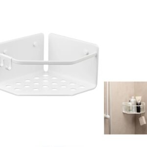 Stainless Steel Corner basket White
