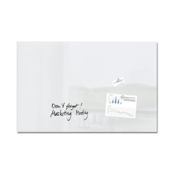 Sigel Magnetic Glass Board ARTVERUM, 100 x 65 cm, White