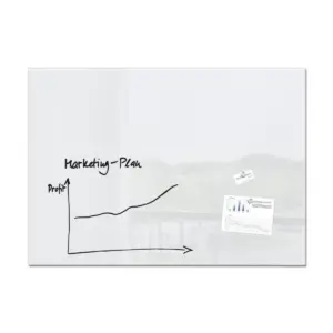 Sigel Magnetic Glass Board ARTVERUM, 120 x 90 cm, White