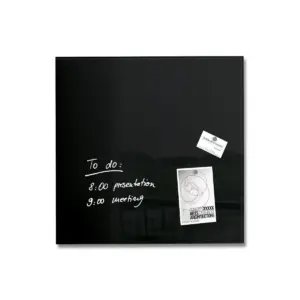 Sigel Magnetic Glass Board ARTVERUM, 48x48cm, Black