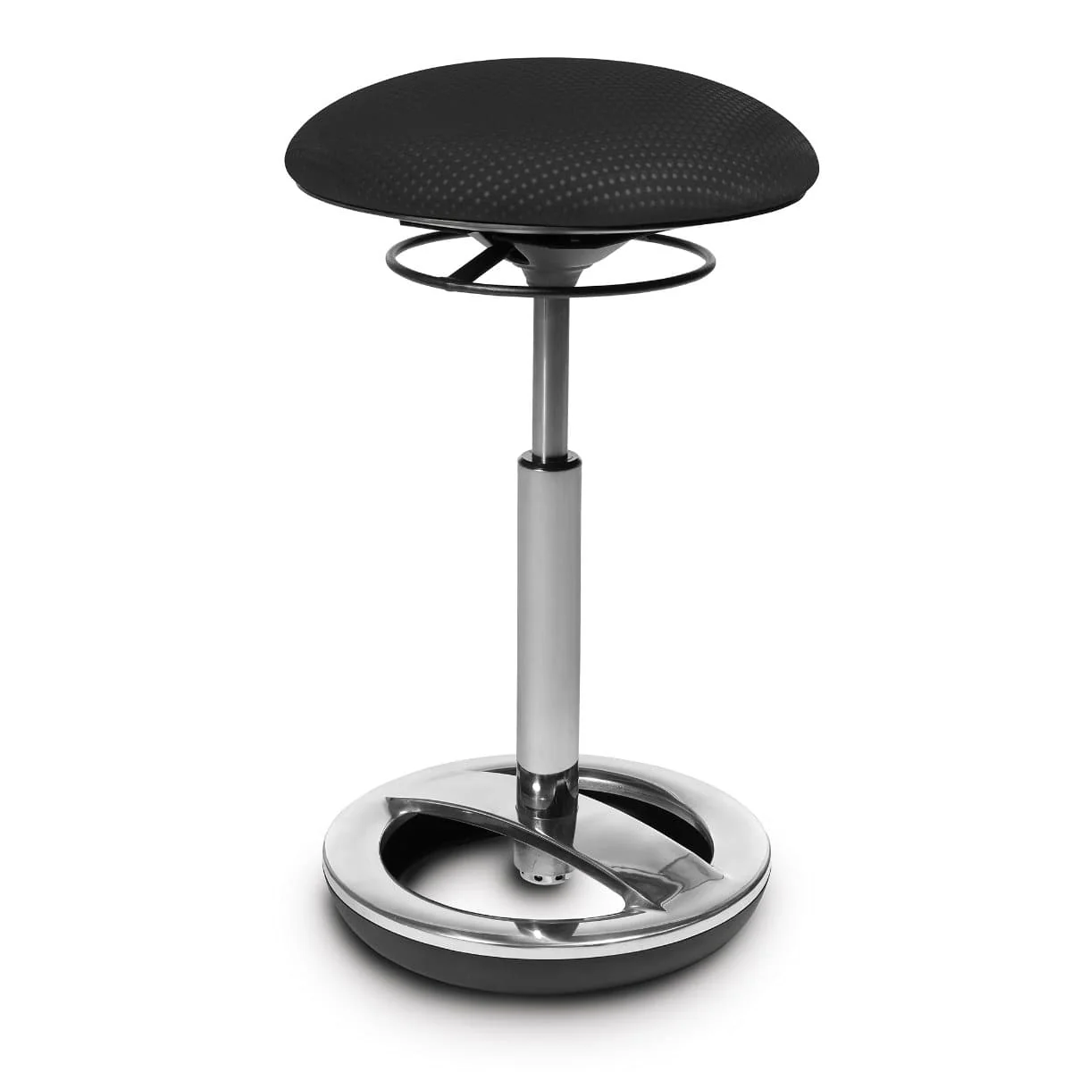 32 Topstar SITNESS HIGH BOB Ergonomic Office Stool, Fabric Black - Image 1
