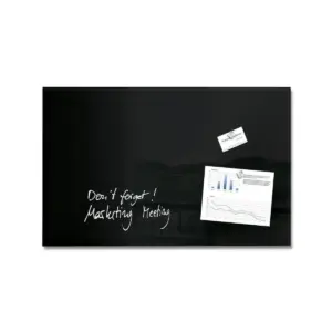 Sigel Magnetic Glass Board ARTVERUM, 78x48cm, Black
