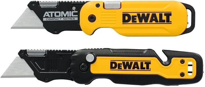 10 Dewalt Push And Flip Folding Utility Knife Set - Image 1