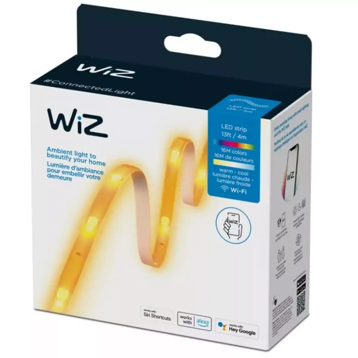 Wiz RGB LED Light Strip, 4m, 929003244922 – White - Image 1