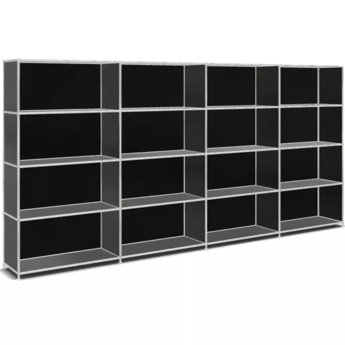 4 System4 Shelf, 303 x 155 x 40 cm, Black - Image 1