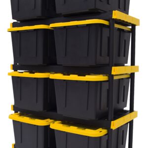 CX Craftsman 5-Tier Heavy Duty Plastic Storage Shelves, Garage Organization