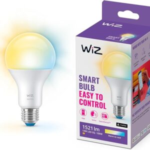 WiZ Smart Bulb, E27 Cool to Warm White Light, Smart Dimming LED