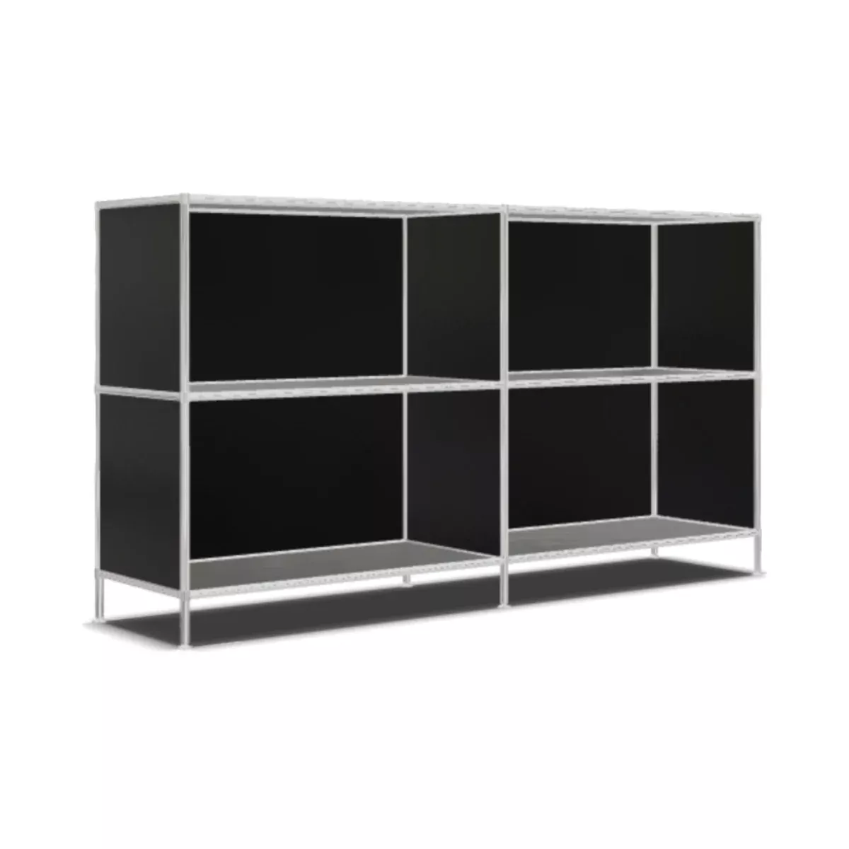 9 System4 Shelf, 153 x 80 x 40 cm, Black - Image 1