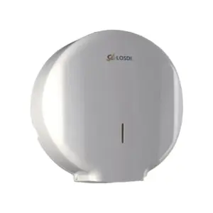 Losdi Mini Roll Toilet Tissue Dispenser, H29 x W27 x D12 cm, White